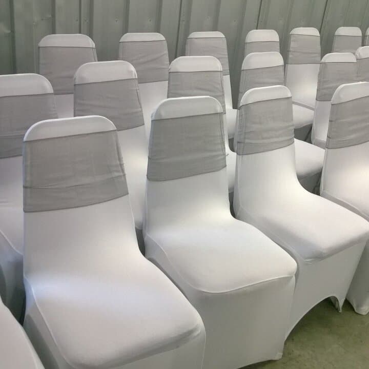 Chair Cover (White, Black or Ivory)