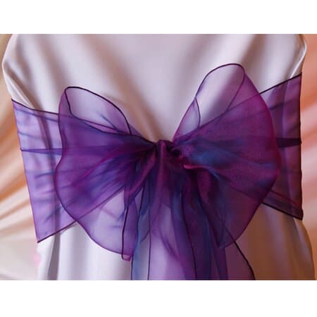 Chair Sash - Organza (Various colours)