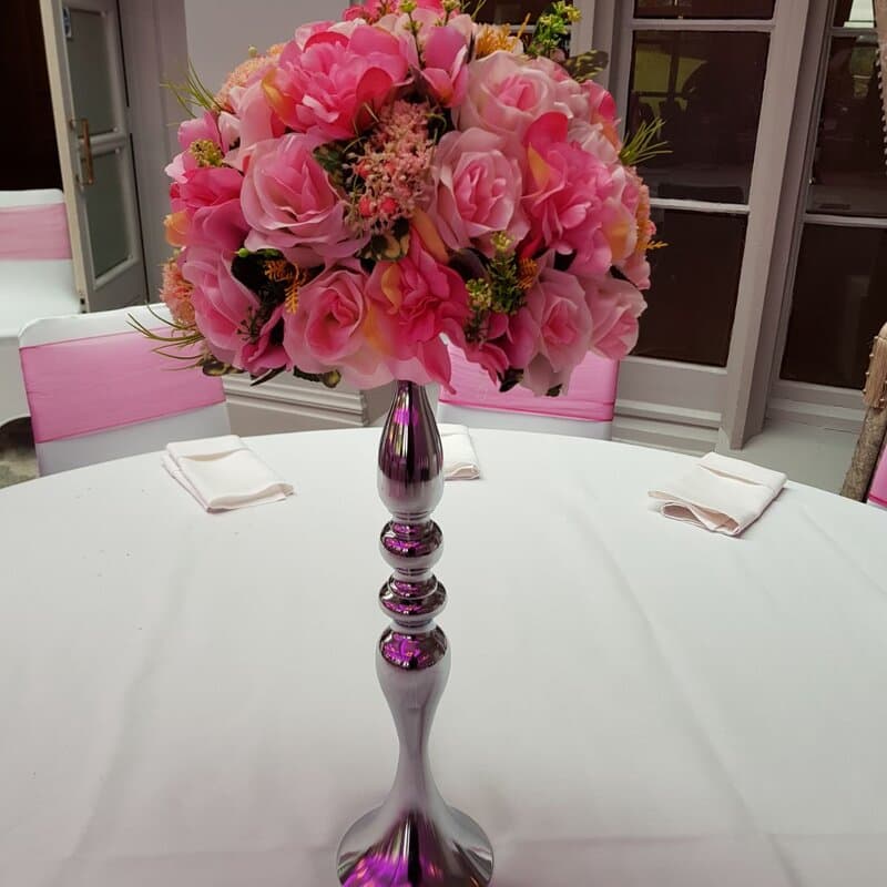 Silver Candle Holder (60cm)