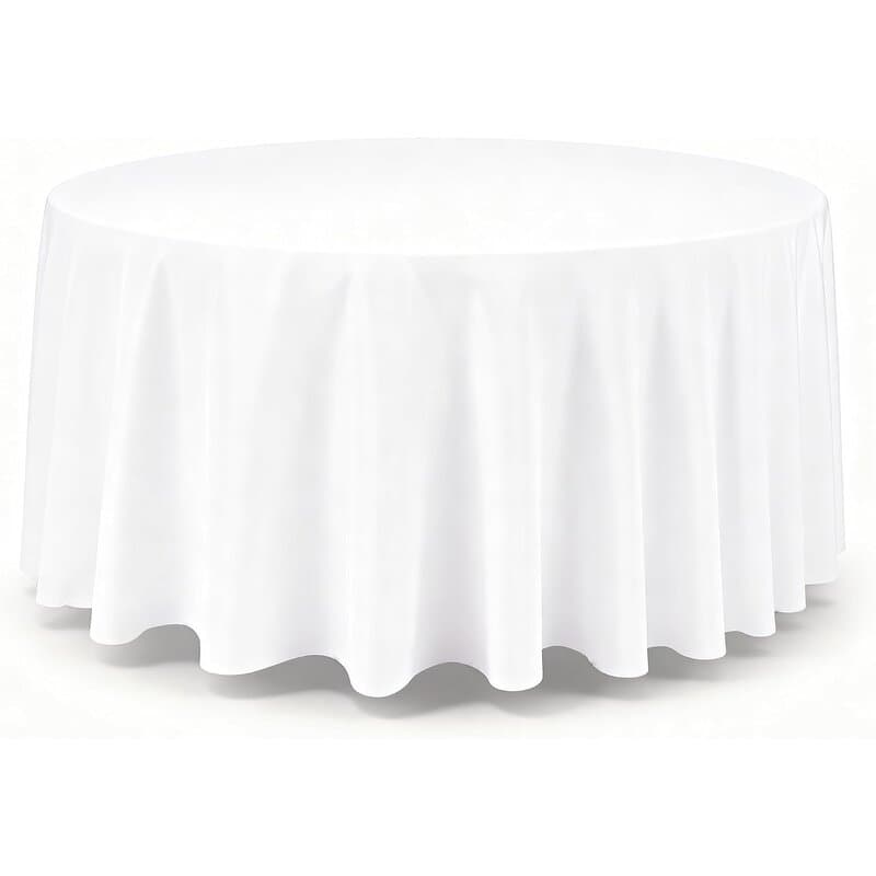 White Table Cloth (Round/Rectangle)